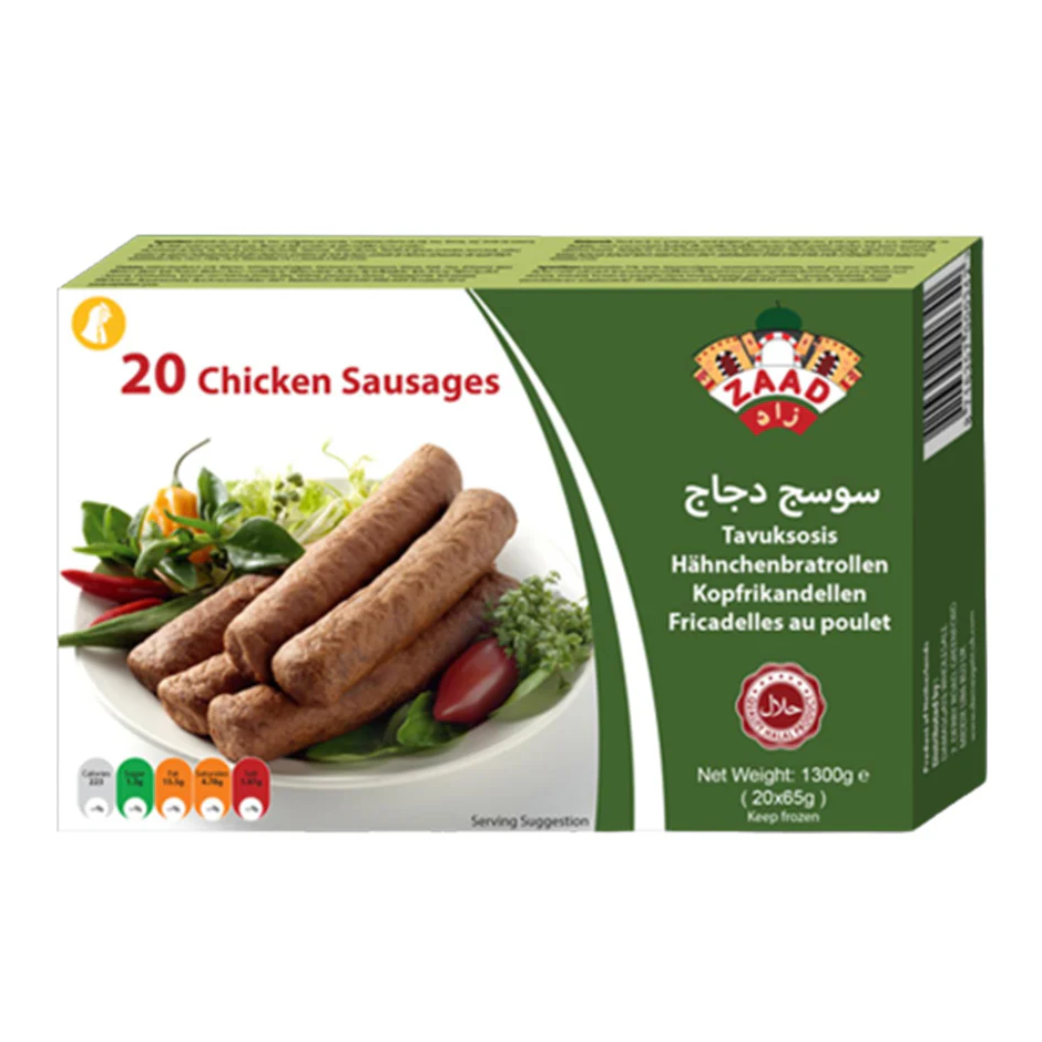 Zaad Chicken Sausages 20pcs