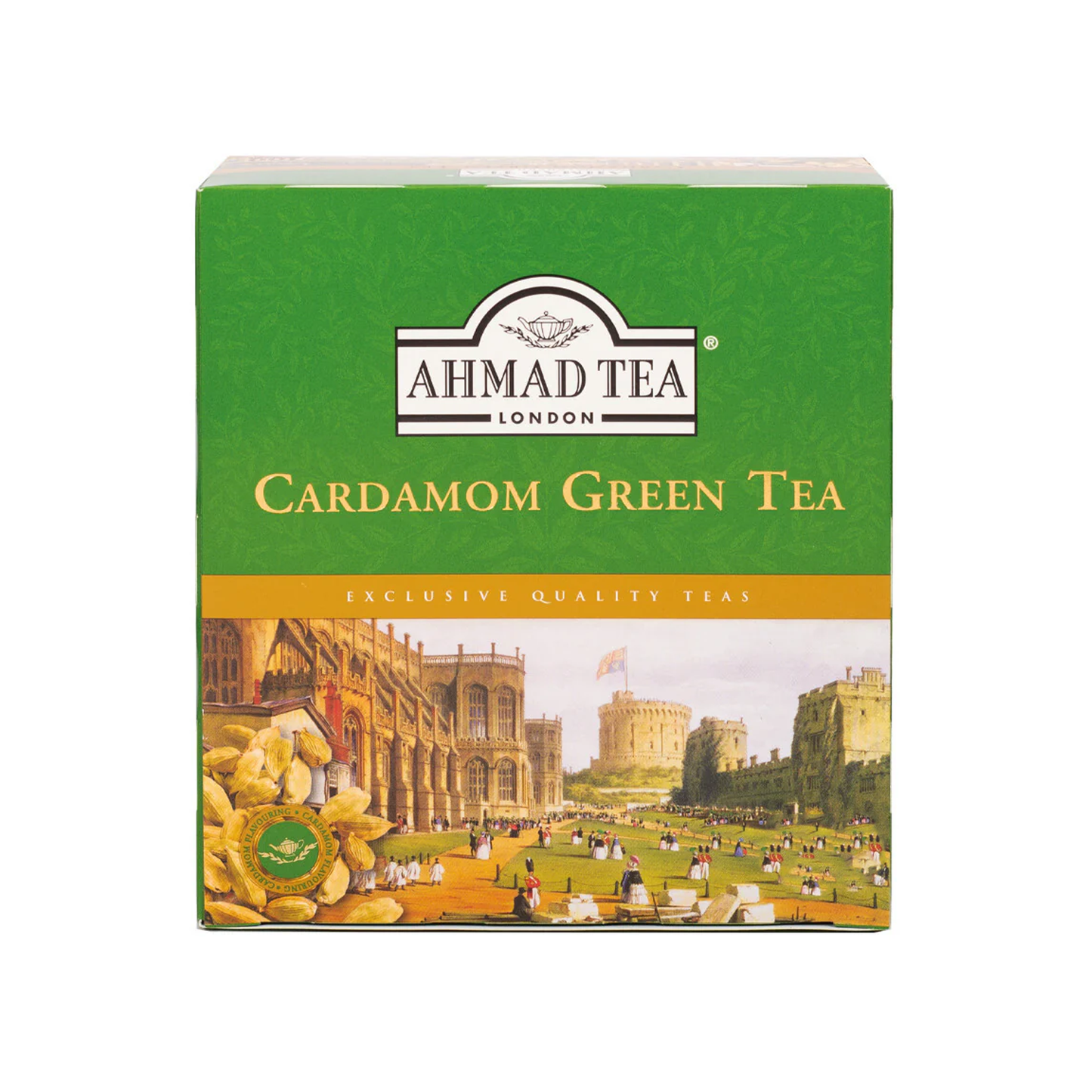 Ahmed Tea London Cardamom Green Tea 100 Tagged 200g