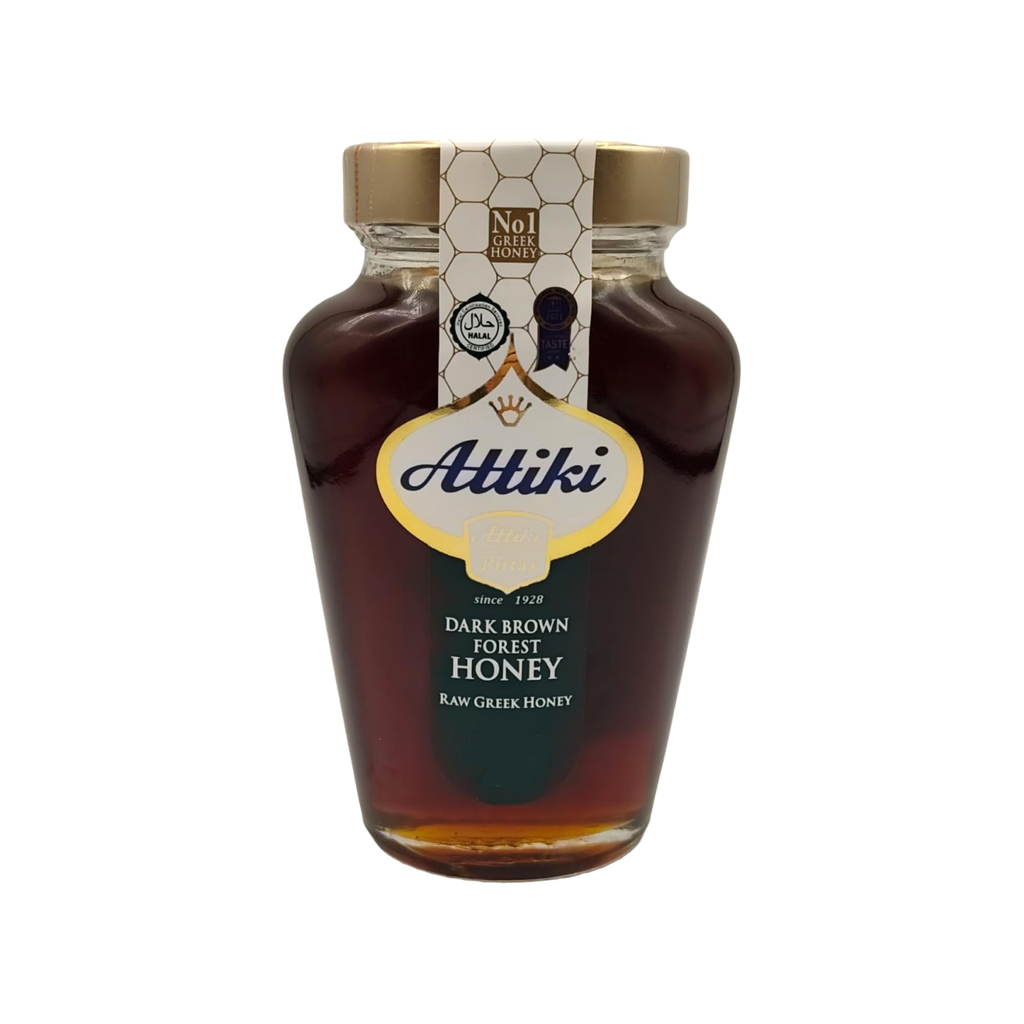 Attiki Greek Dark Brown Forest Honey 500g
