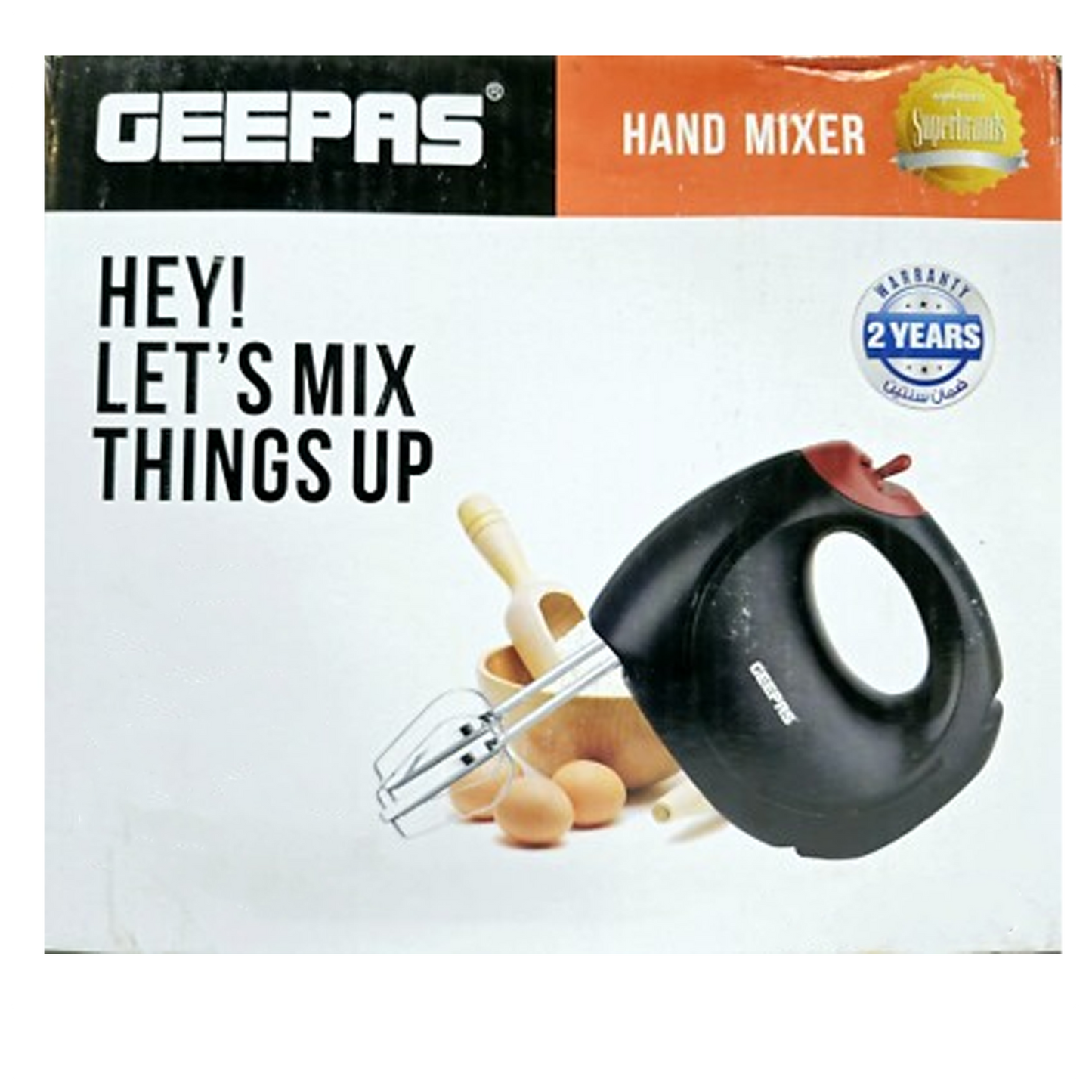 Hand Mixer (GHM43012UK-BK)