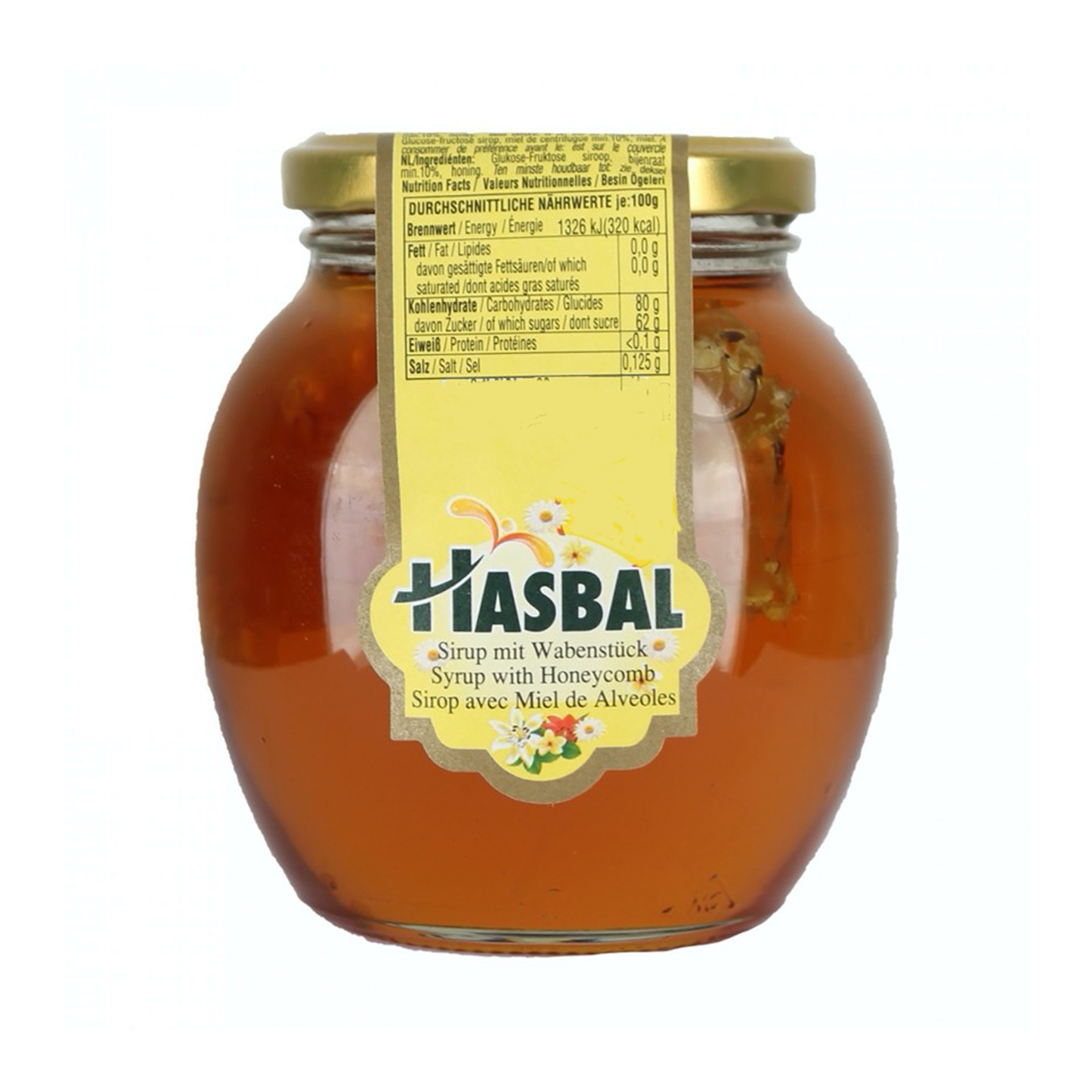 Hasbal Syrup with Honey Comb 450g