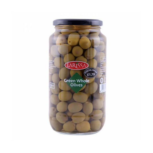 Larissa Whole Green Olives 935g