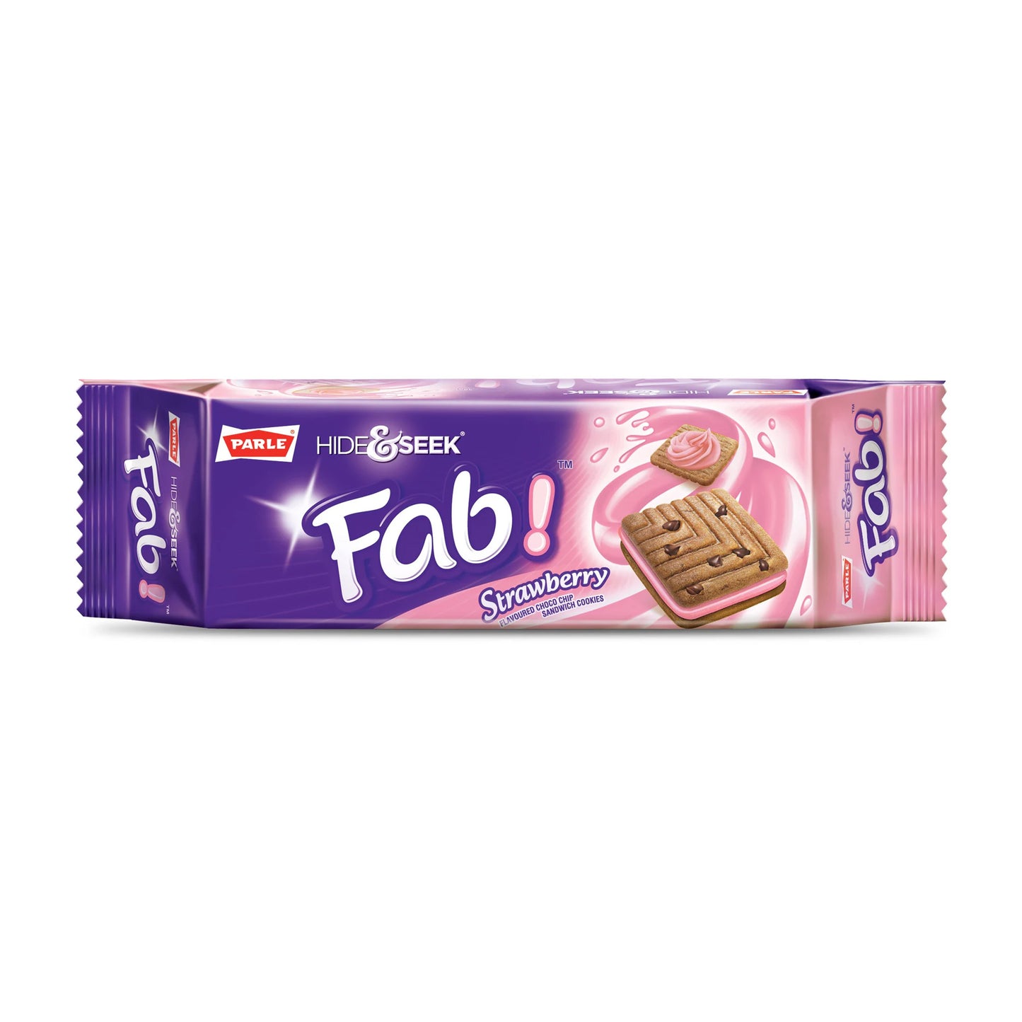 Parle Hide&Seek Fab Strawberry 112g