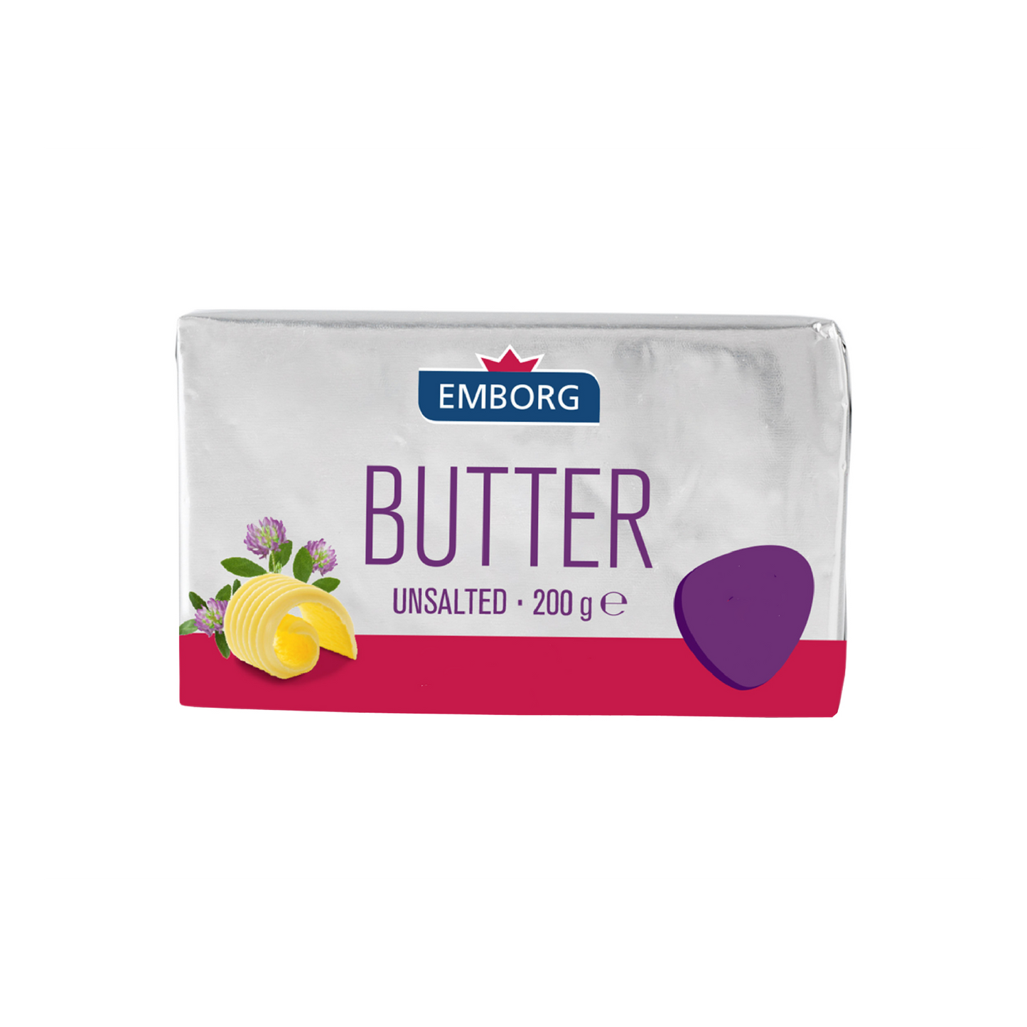 Emborg Buttter Unsalted 200g