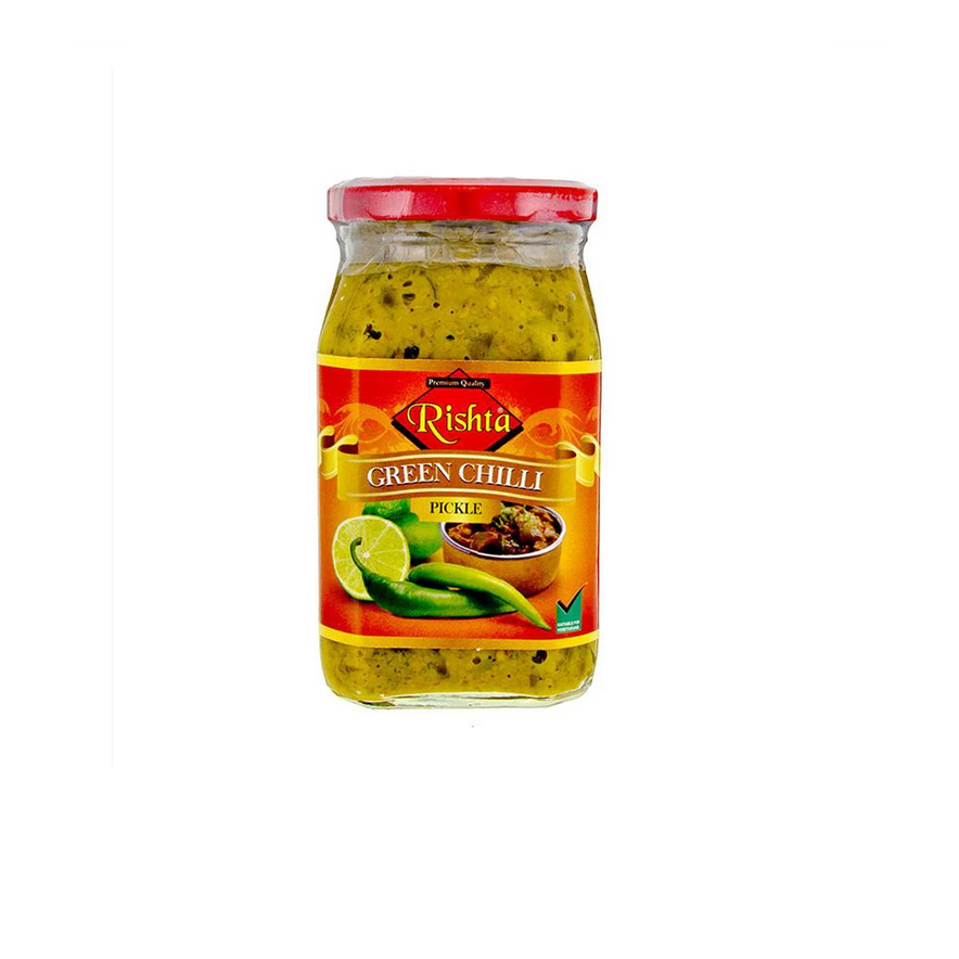 Rishta Green Chilli Pickle 400g