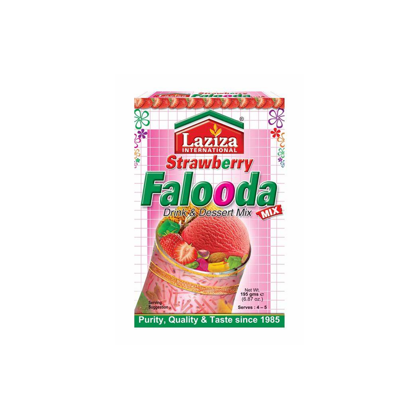 Laziza Strawberry Falooda Mix 195g