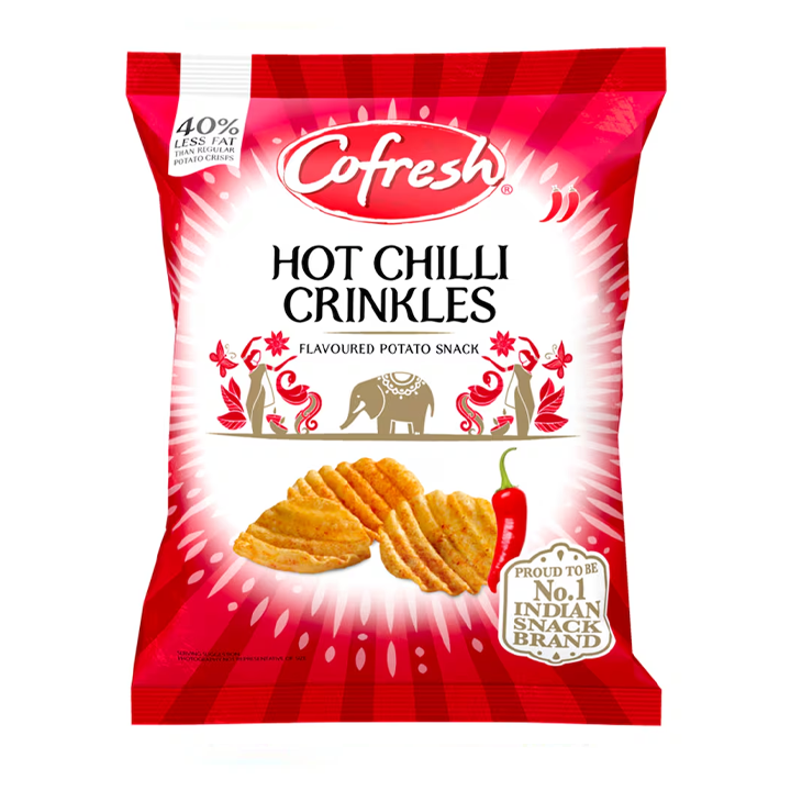 Cofresh Hot Chilli Crinkles 80g