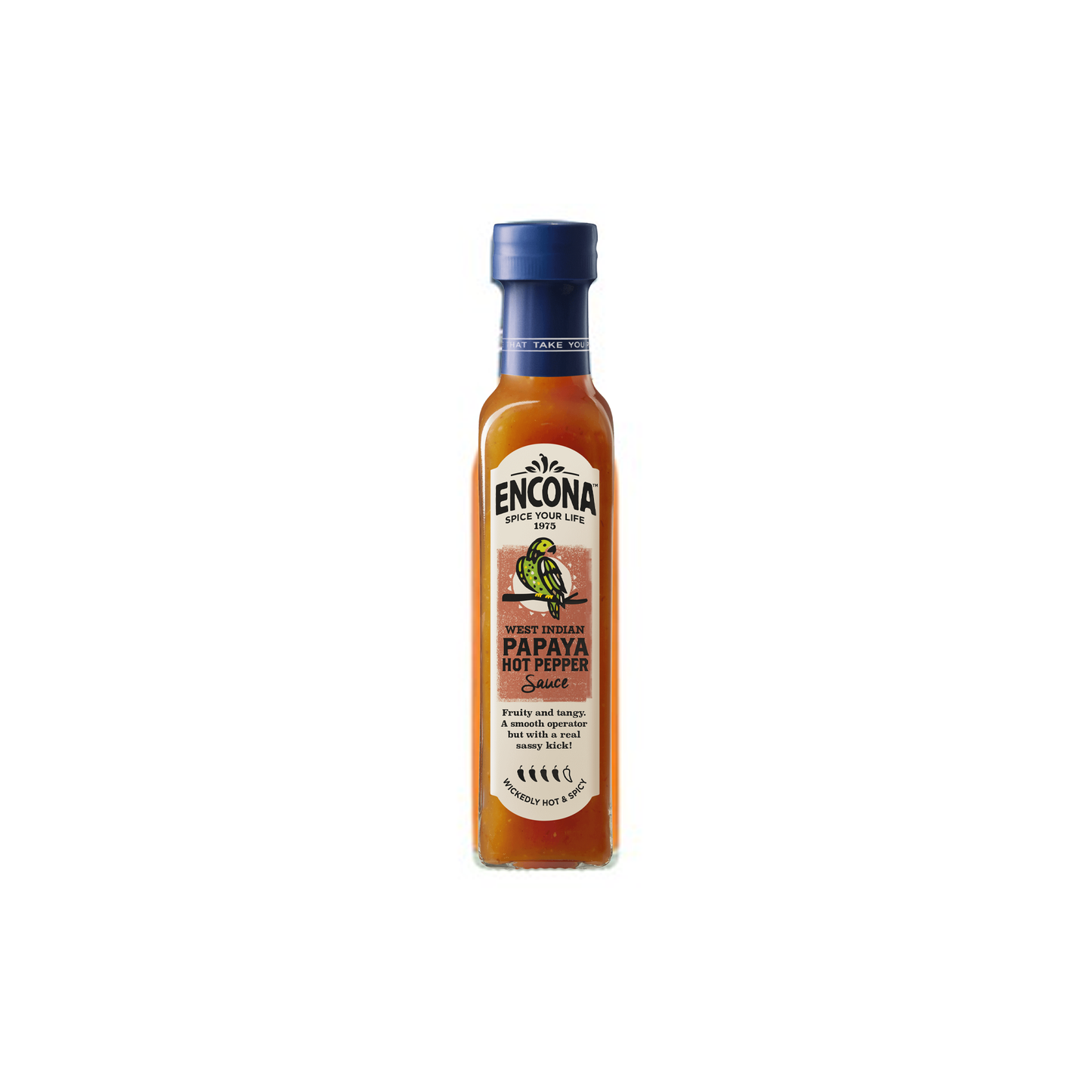 Encona West Indian Papaya Hot Pepper Sauce 7oz