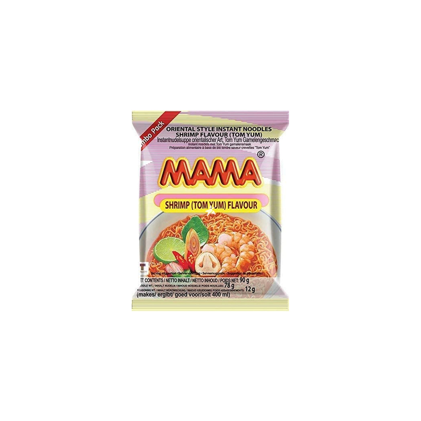 Mama Shrimp , Oriental Style Instant Noodles (90g)
