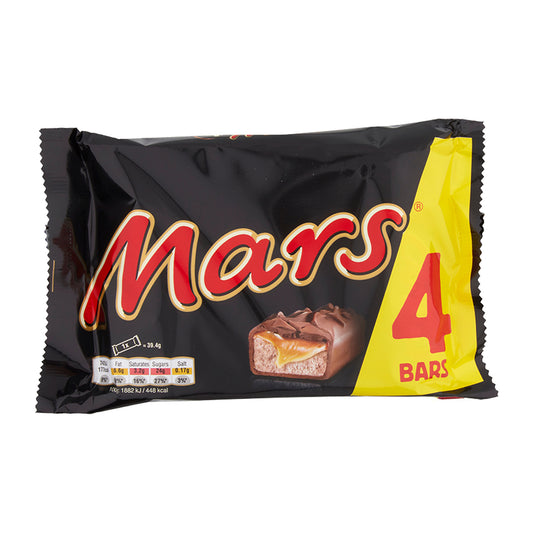 Mars 4 Chocolate Bars