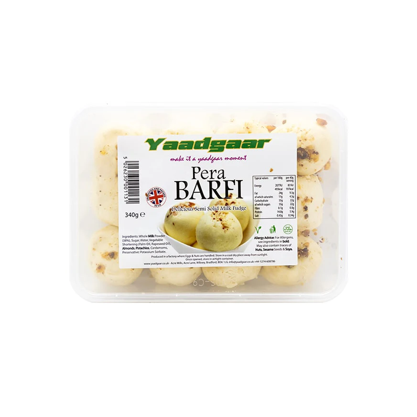 Yaadgaar Pera Barfi 340g