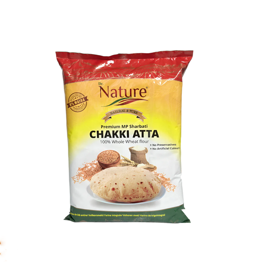 Dr.Nature Premium Sharbati Chakki 100% Whole Wheat Flour 5kg
