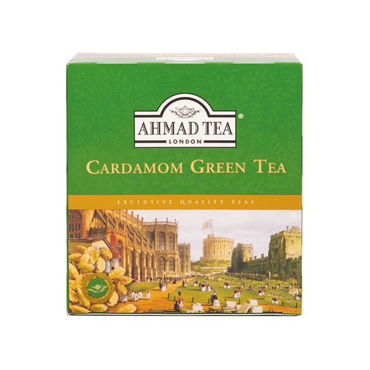 Ahmed Tea London Cardamom Green Tea 100 Tagged 200g