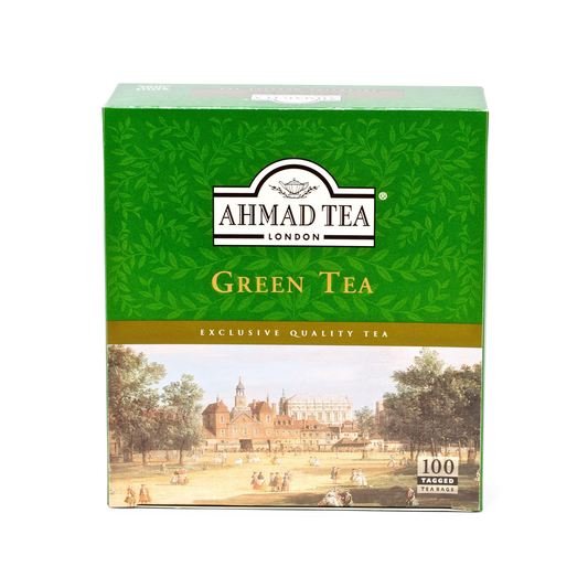 Ahmed Tea London Green Tea 100 Tagged
