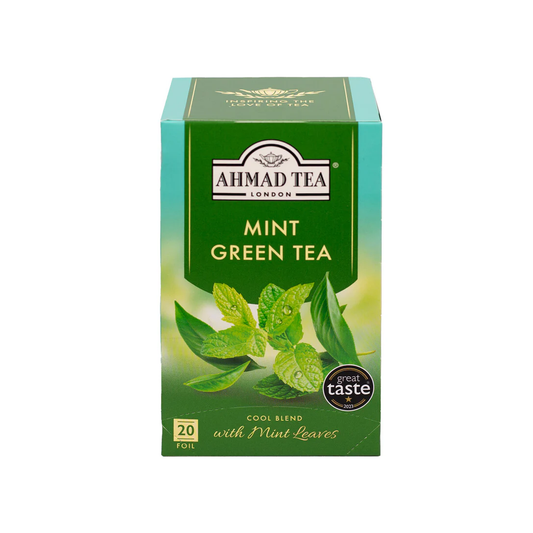 Ahmed Tea London Mint Green Tea 100 Tagged