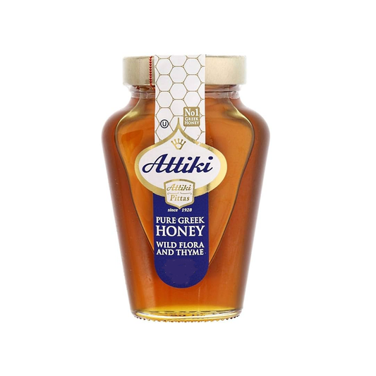 Attiki Greek Honey Wild Flora And Thyme 455g