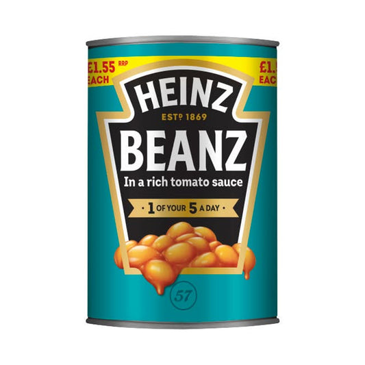 Heinz Baked Beans in a Rich Tomato Sauce (415g)