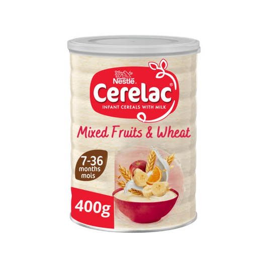 Cerelac Infant Cereals With Milk Mixed Fruits & Wheat From 7 Months (400g)