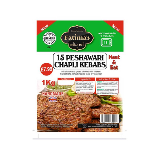 Fatima's Peshawari Chapli Kebabs 15pcs