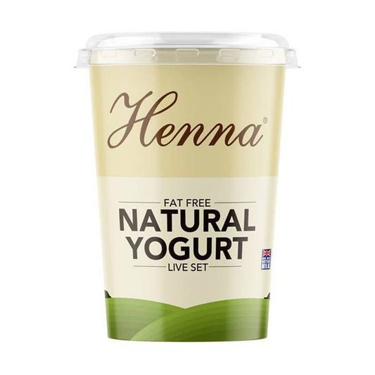 Henna Fat Free Natural Yogurt 400g