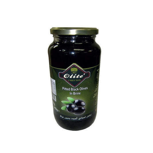 Olite Whole Black Olives in Brine 935g