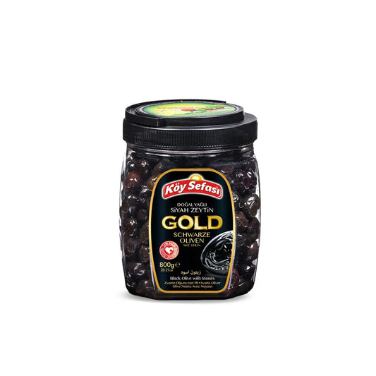 Koy Sefasi Gold Black Olives 800g