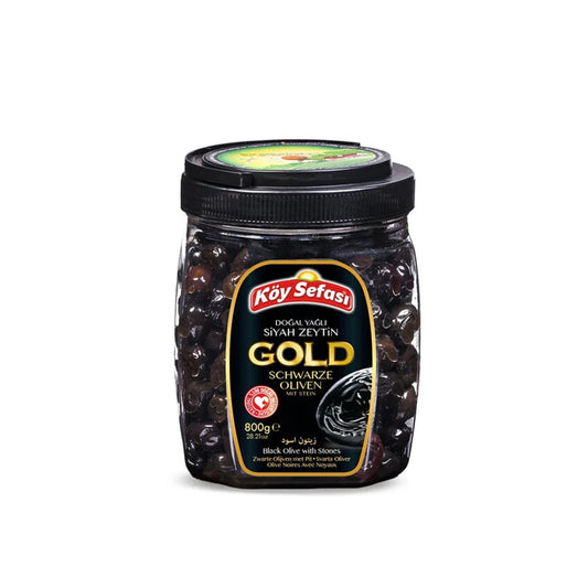 Koy Sefasi Gold Black Olives 800g