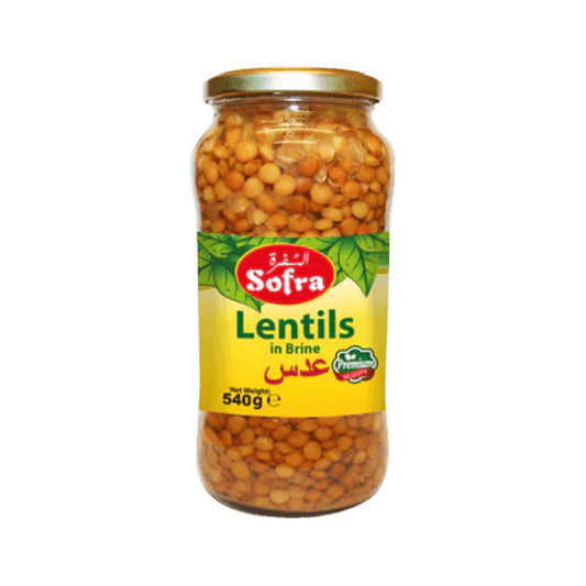 Sofra Lentiles In Jar 540g