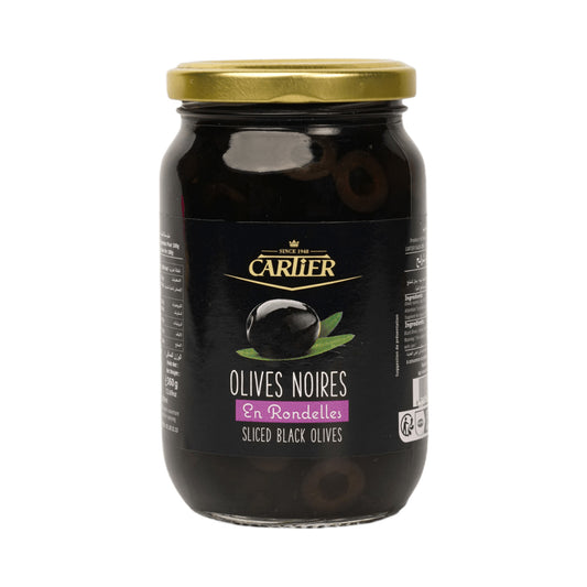 Cartier Olives Noires Confites Sliced Black Olives 1kg