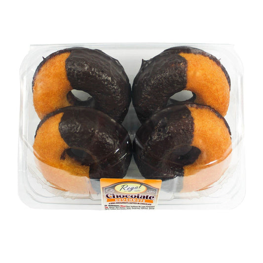 Regal Chocolate Doughnuts 4-pk