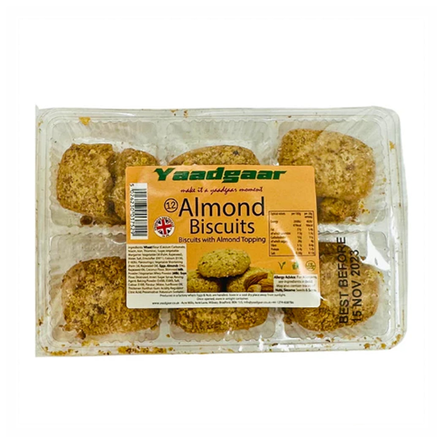 Yaadgaar Almond Bscuits 12pcs