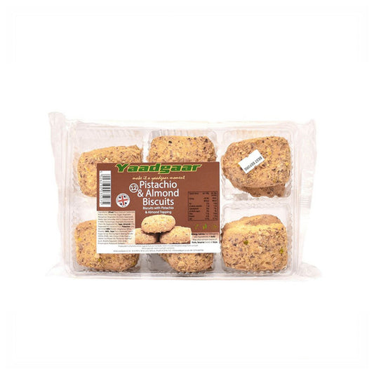 Yaadgaar Pistachio and Almond Biscuits 12pcs