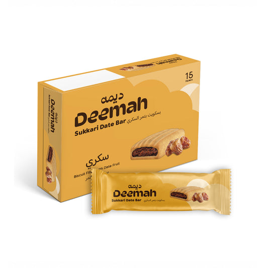 Deemah Sukkari Date Bars 15 packets 370g