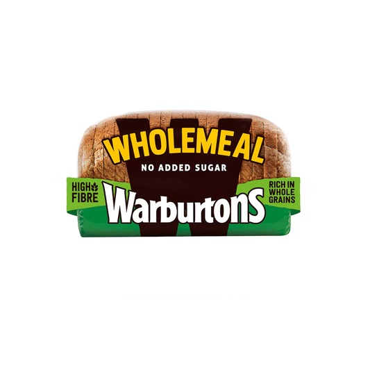 Warburtons Wholemeal Medium Bread 800g