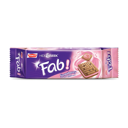 Parle Hide&Seek Fab Strawberry 112g