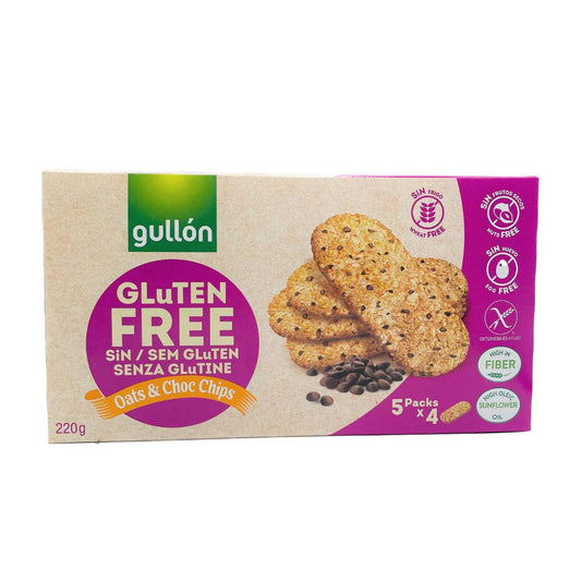 Gullon Gluten Free Oats & Choc Chips 220g