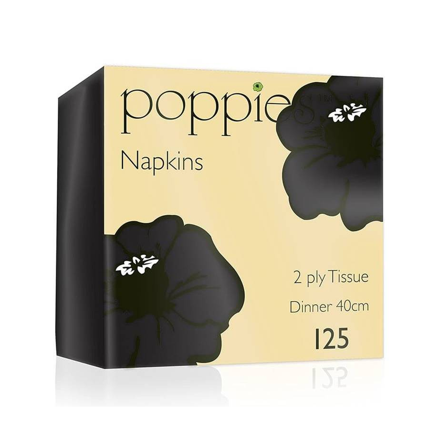Poppies Napkins Pink 40cm 2 Ply