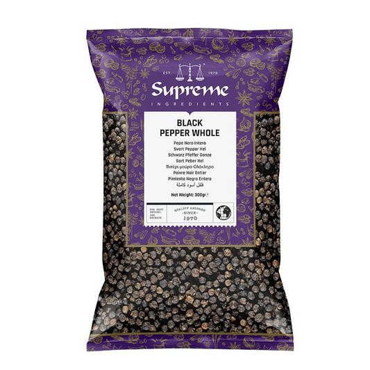 Supreme Black Pepper Whole 300g