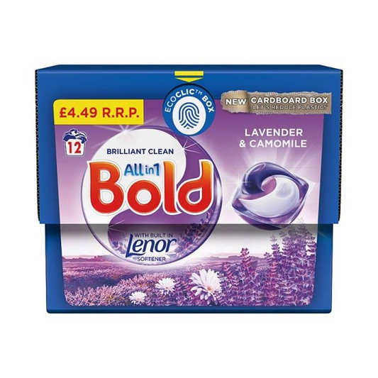 Bold All in 1 Lavender & Camomile 12 washes