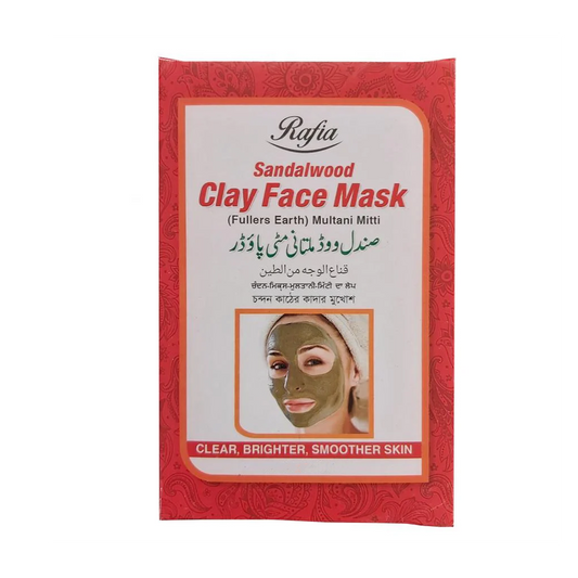Rafia Sandalwood Clay Face Mask (Multani Mitti)100g