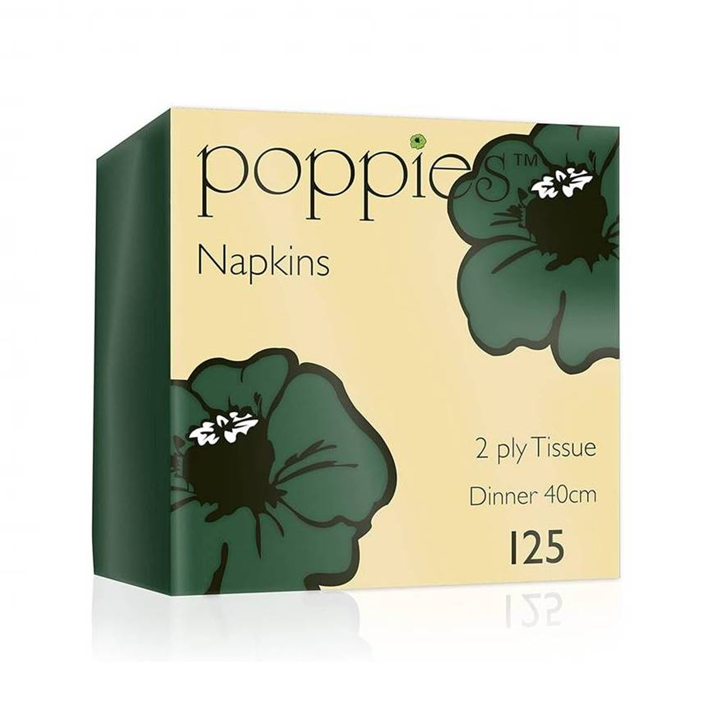 Poppies Napkins Pink 40cm 2 Ply