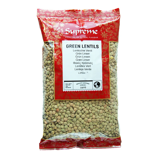 Supreme Green Lentils 500g - 2kg