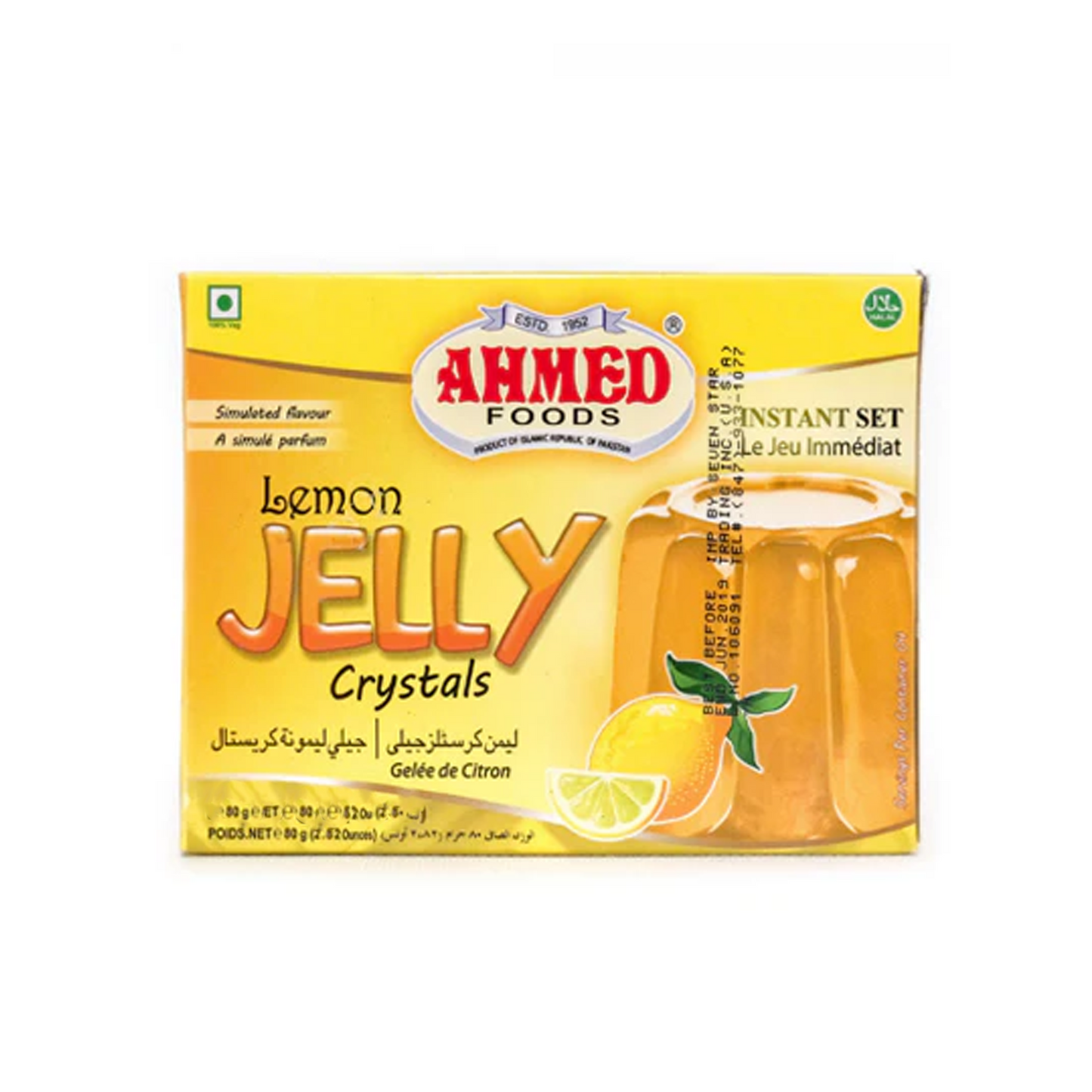 Ahmed Lemon Jelly 70g