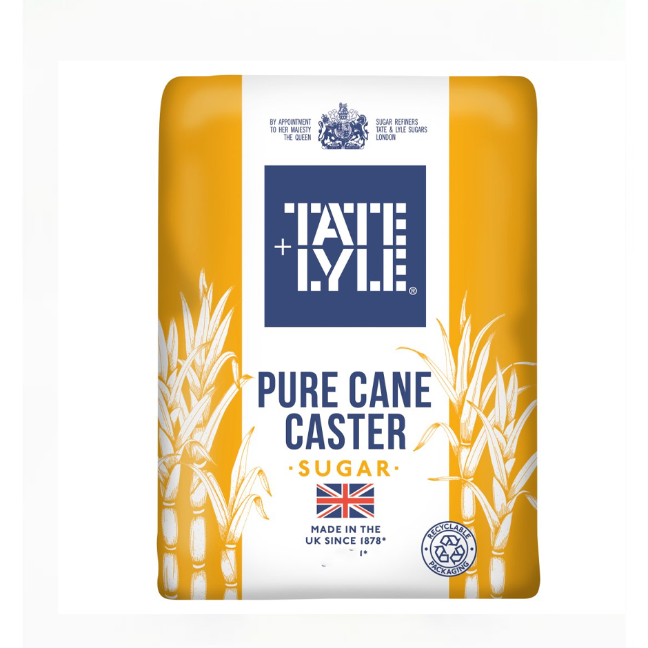 Tate & Lyle Pure Cane Caster Sugar 500g