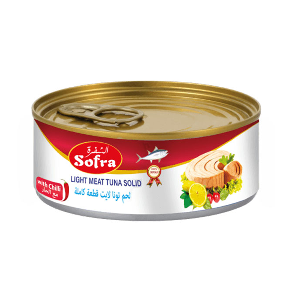 Sofra Light Tuna Solid With Chilli 160g