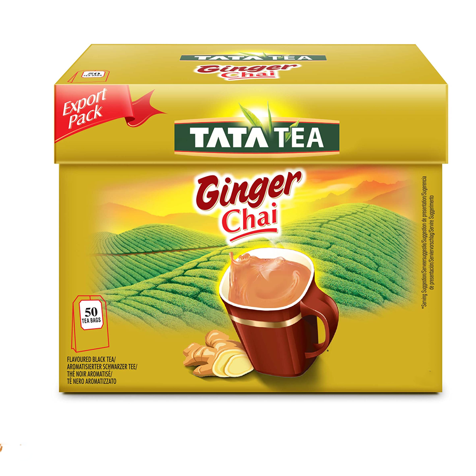 Tata Ginger Chai 100g (50 tea bags)