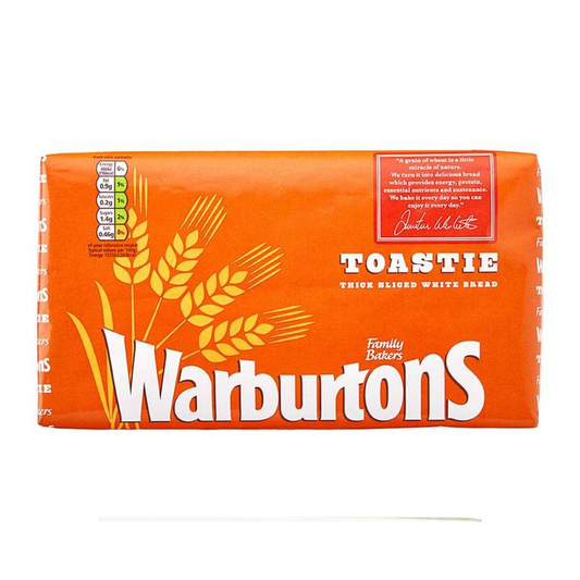 Warburtons Toastie Sliced White Bread 800g