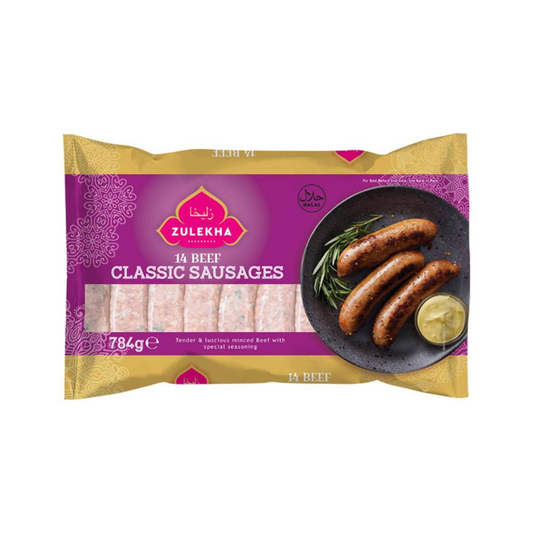 Zulekha Classic Beef Sausage 14pcs
